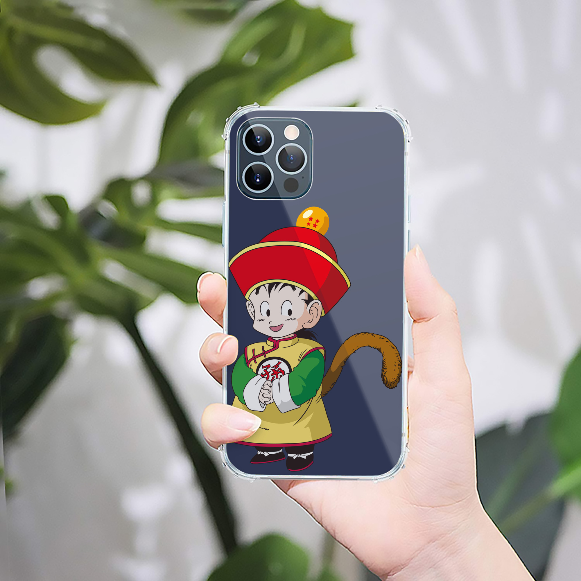 （画像用） ドラゴンボール 孫悟空（そん ごくう）Son Goku カカロット DRAGON BALL Kakarotto 【iPhone 12シリーズ対応】透明スマホケース（クリアソフトケース）